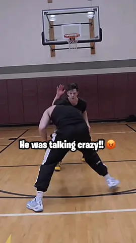 30 second skunk after talking that crazy is kinda crazy😂😂😂 #foryou #1v1hoops #ballislife  