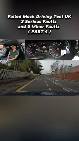PART 4 : Failed Mock Driving Test UK - 3 Serious Faults and 5 Minor Faults #failed #mockdrivingtest #mock #uk #drivetest #serious #minor #5minor #faults #challenge #charlidamelio #fyp #foryou #conquerdriving #driving #foryoupage #tiktok #trending #viral #life 