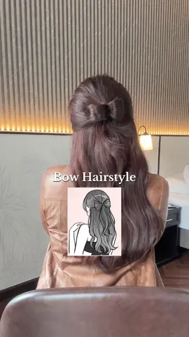 Bow Haorstyle Pictorial 🎀💗 Hope u guys like it 🥰🫶🏻 #bowhairstyle #bow #hairstyletutorial #hairstyleideas #hairtutorial #fyp #foryoupage #fypシ゚ 