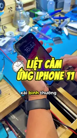 Phục hồi tình trạng liệt cảm ứng tren iPhone #suaiphone #thanhcongnghe #yeucongnghe #suachuaiphone #iphonetricks 