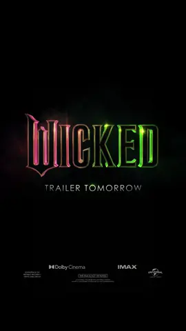 It’s good to see them, isn’t it? #WickedMovie trailer tomorrow. ✨