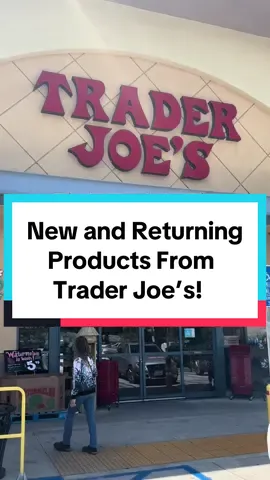New and Returning Products from Trader Joe’s! #traderjoes #traderjoesfoodreviews #traderjoeshaul #traderjoesmusthaves #traderjoescookbook #traderjoesfinds #traderjoeslist #fyp #fypシ #viral #trending  #healthymeal #healthyrecipe #EasyRecipe #EasyRecipes #traderjoestalia #heathymealideas #groceryshopping #traderjoesnew #traderjoesnewproducts 
