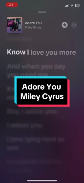 Miley Cyrus - Adore You #music #mileycyrus #adoreyou #lyrics #spedup #fyp #fypシ゚viral #fyppppppppppppppppppppppp #foryou #foryoupage #4u #4urpage #applemusic 