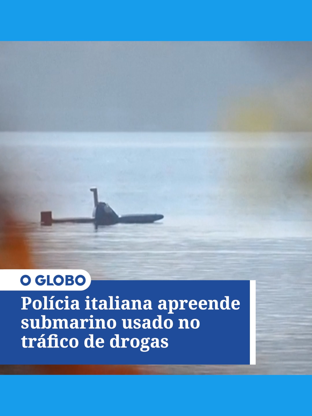 DE CONTROLE REMOTO | Autoridades italianas anunciaram, nesta terça-feira, a apreensão de um submarino controlado remotamente usado para transportar drogas, como parte do desmantelamento de uma rede internacional de traficantes com prisões na Itália e Albânia. #FYP #noticias #italia #crime #submarino #tecnologia