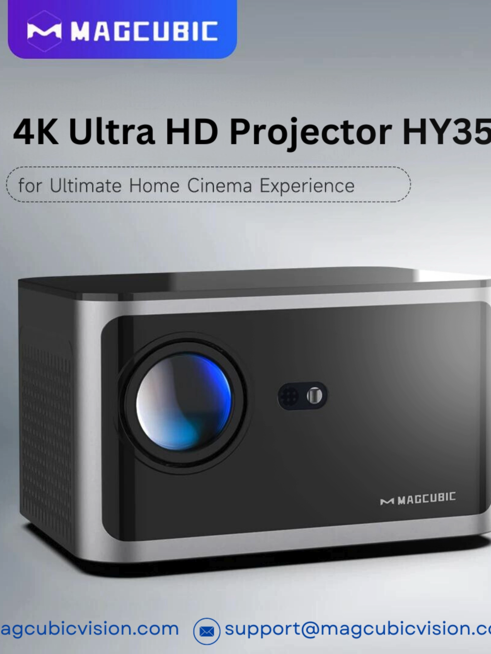 New Arrival Magcubic HY350 Plus - Best Valued 4K Smart Projector in 2024 #HY350projector #magcubic4Kprojector #magcubicbeamer