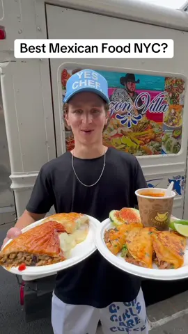 Trying the best hidden gem Mexican food in NYC  📍Sazón Villa #nyc #nycfood #mexicanfood #mexicancuisine #nycmexicanfood #burrito #burritotok #burritotiktok  #tacos #nyctacos #birriatacos #tacotiktok #carneasada #streetfood 