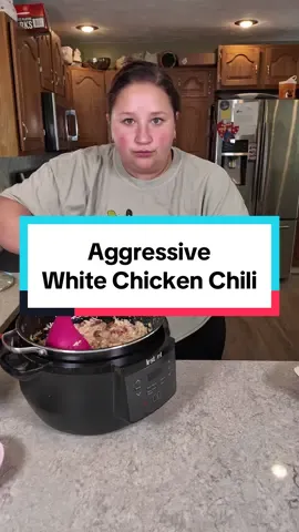 #AggressiveTutorials #AggressiveTutorialLady #AggressiveCookingShow #AggressiveCookingTutorials #Aggrecipes #whitechickenchili #slowcookerchili #chickenchili #easychickenchili 