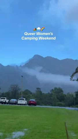 a weekend to remember 🏕️⛰️🌧️🌈🔥🥯👩‍❤️‍💋‍👩 @DoriDances #queer #queerwomen #wlw #lesbiancouple #camping