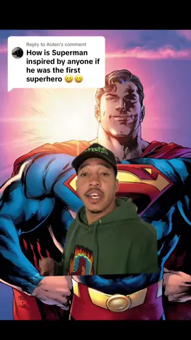 Replying to @Aiden Superman has many inspirations #comicbooks #anime #manga #superman #marvel #dccomics 