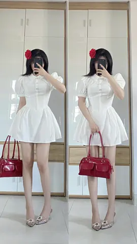 Váy ngoan xinh iu #review #fyp #xuhuong #xh #haul 