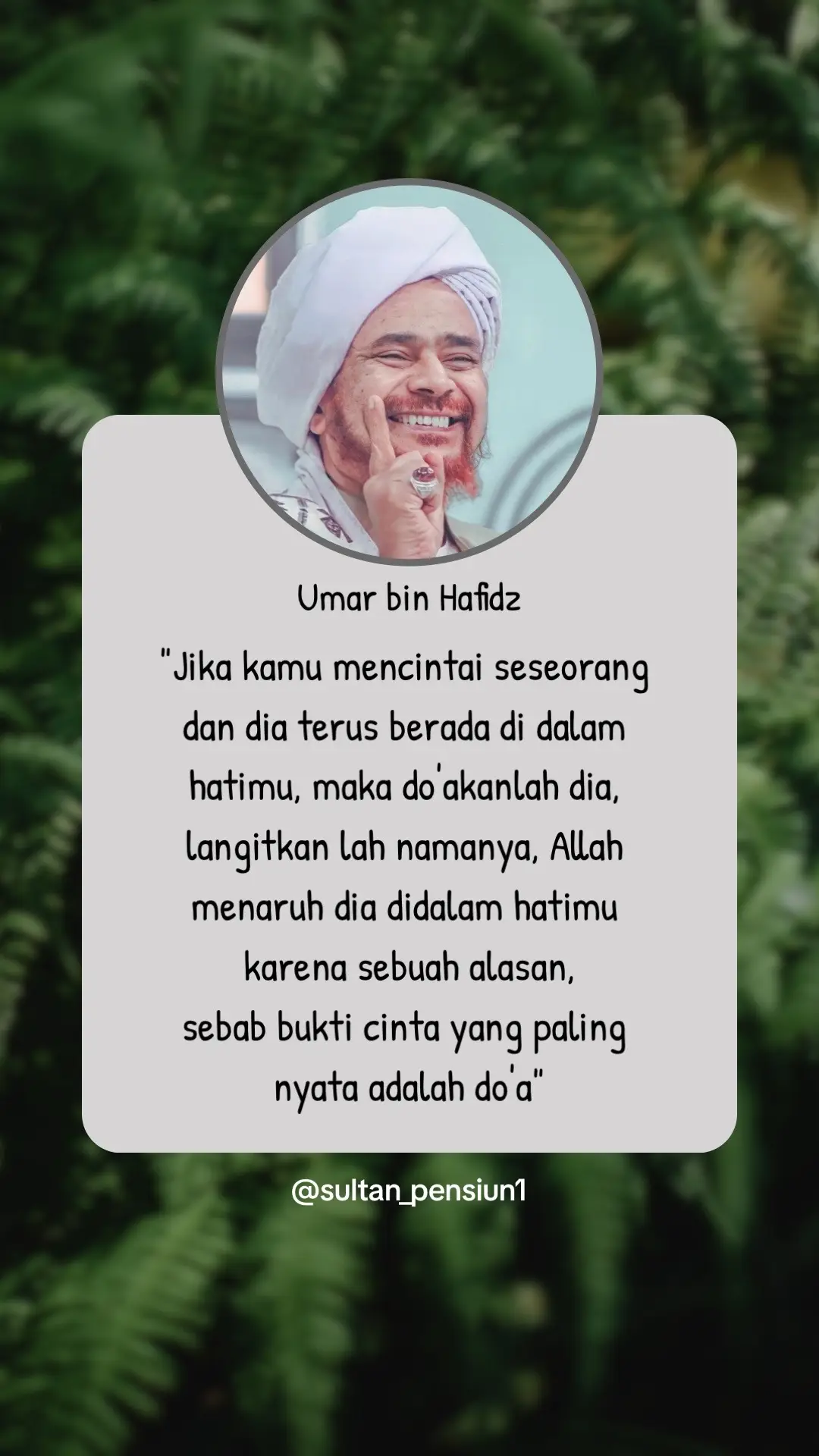 Bukti cinta yang nyata adalah do'a #habibumarbinhafidz #quotescinta #cinta #pelitadalamdoa #quotesislam #storyislami #xyzbca #fypシ 