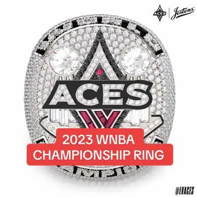 💍 Presenting the Las Vegas Aces 2023 Championship Ring 💍 Jostens is the Official 2023 Ring Partner of the Las Vegas Aces. #ALLINLV