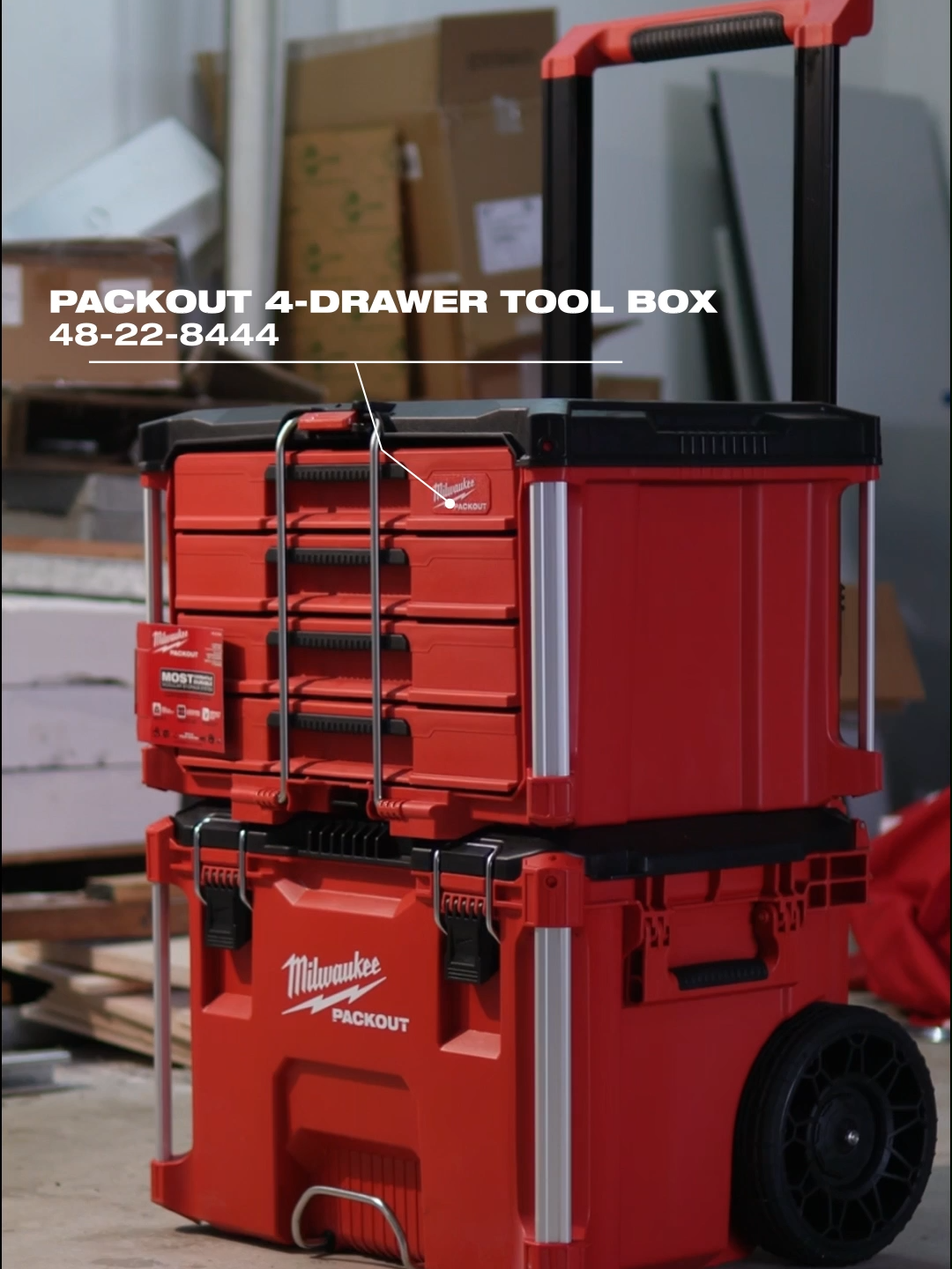 PACKOUT 4-Drawer Tool Box #fyp #milwaukeetoolsg #milwaukeetool #PACKOUT #fypp  The NEW Packout tool boxes can carry heavy tools up to 23KG weight capacity and includes 4 sets of Quick-Adjust Dividers for your internal organization. Key Features: ✅ Locking security bar ✅ Impact resistant body ✅ 23KG weight capacity Where to buy: https://bit.ly/3WK8Tlg