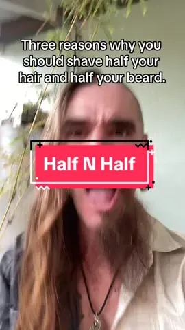 Thanks to the legend @Nick Carlini for the inspo for this tiktok. #halfyarmy #halfy #dare #halfnhalf #whynot  If anyoke keeps this style for at least 3 months (with vid evidence) and win a copy of my first album 