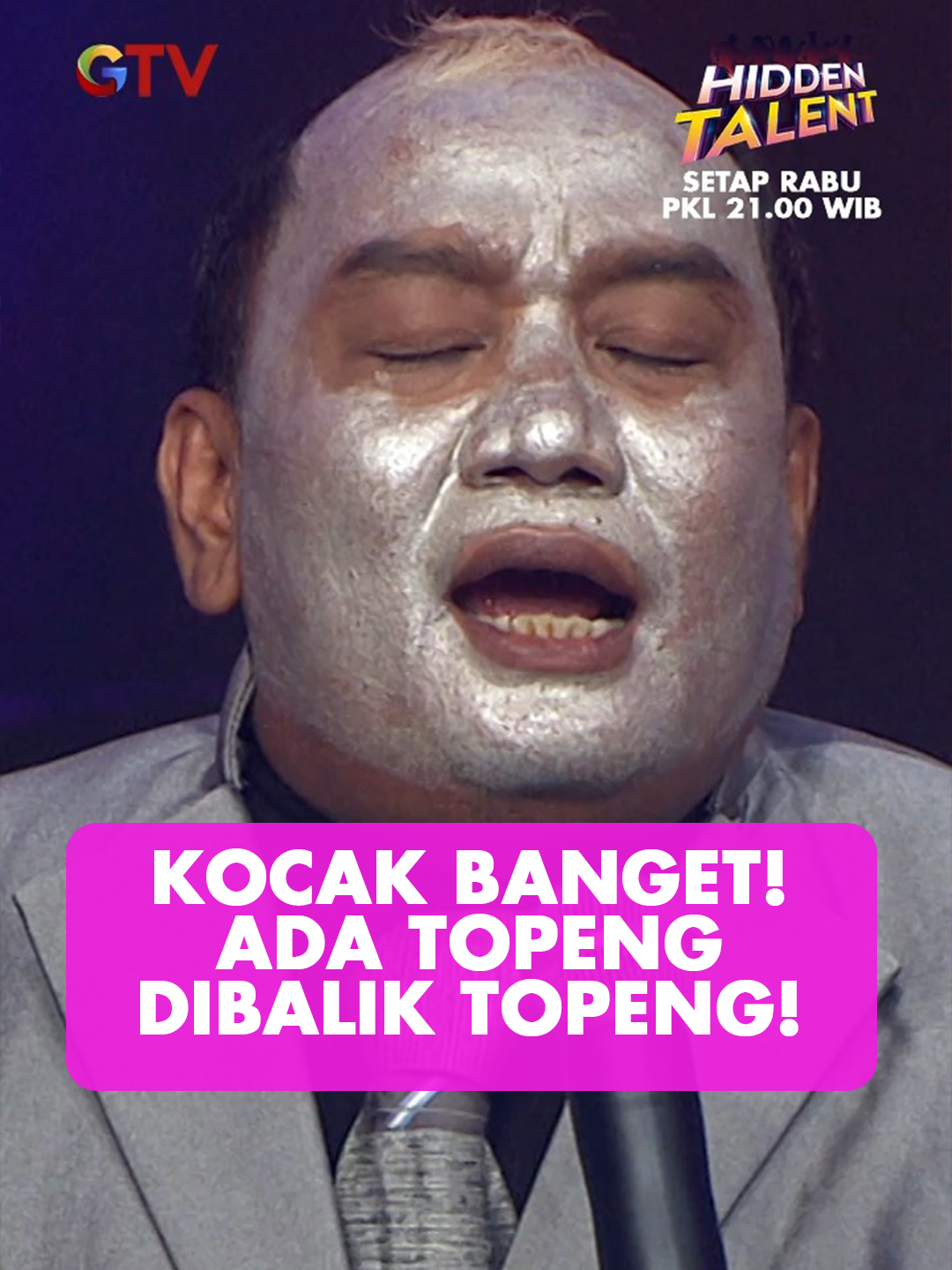 Aduh begitu buka topeng bukan kaget malah bikin ngakak total! hihihi Saksikan terus 