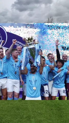 Man City have nearly won the Premier League for the 4th time in a row.🤯🏆#arsenalfc #footballnews #mancity 