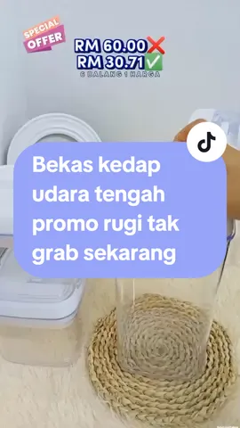 Food container ni memang jimat kalau beli set, beli loose satu balang je dah RM7-RM10 tau. Food container berkualiti dan kedap udara. #foodcontainer #airtightcontainer #bekaskedapudara #bekaskedapudaraviral 