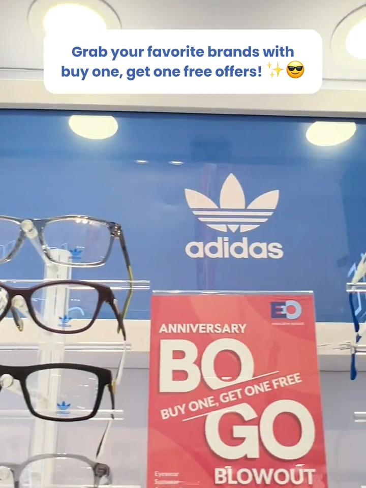Have you heard? The brands you love are included in the BUY 1 GET 1 ANNIVERSARY PROMO! 🛍️💙 #executiveoptical #eoloveyoureyes #eoannivblowout #opticalshopph #fyp