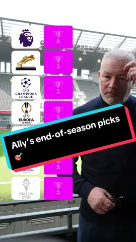🗣️ Ally McCoist talks us through his end-of-season picks 🎯 #PL #PremierLeague #UCL #UEL #EURO2024 #UECL