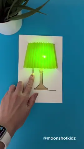 DIY “Table lamp” interactive card. Easy and fun paper electronics project for beginners. You will need: - LED diode - Conductive copper tape - Coin cell battery 3v (CR2032) - Reed switch  - Magnet - Paper  - Markers Warning: this project should be done under adult supervision. #stemteacher #stemchallenge #learnwithtiktok #scienceathome #scienceteacher #interactiveart 
