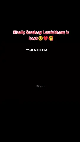 Finally Sandeep Lamichhane is back🥺❤🦋🥰 #sandeeplamichhane25 #sandy25 #back #nepalicricketfan #nepalicricketteam #fypppppppppppppp 