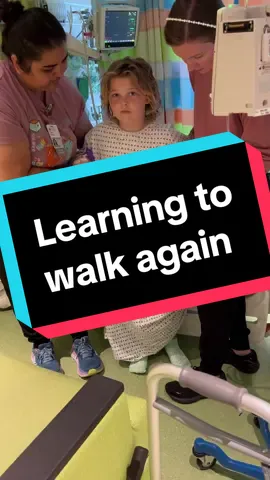 I’m beyond proud of this girl. Just one day after having plates and screws placed to fix a broken femur bone she is learning to walk again. #accident #brokenbones #uva #learningtowalk #proud #bravery #rehab #rehabilitation #pt #MomsofTikTok #mom #momlife #kidsoftiktok 