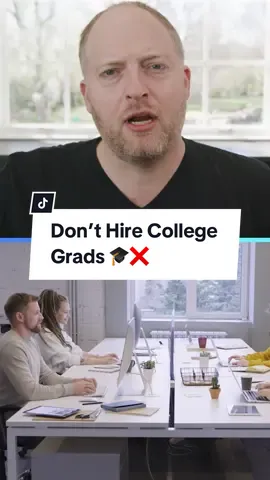 Don’t hire college grads 🧑‍🎓❌ Latest episode of 20VC with CEO & Co-Founder of Limitless Dan Stroker out now. Link in bio. 🔗 — #harrystebbings #20VC #dansiroker #hiring #hiringnow #education #teambuilding #businesstips #startup #startuplife #businesstiktok