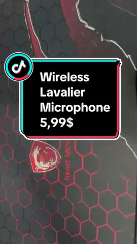 Wireless Lavalier Microphone! If you’re a content creator or a online seller, this microphone is MUST HAVE😎#microphone #trending #tiktokshop 