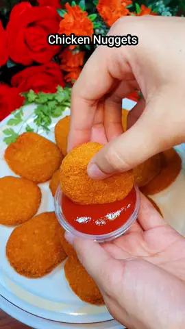 Chicken Nuggets Recipe😋🔥Detailed Recipe Available On My YouTube Channel 