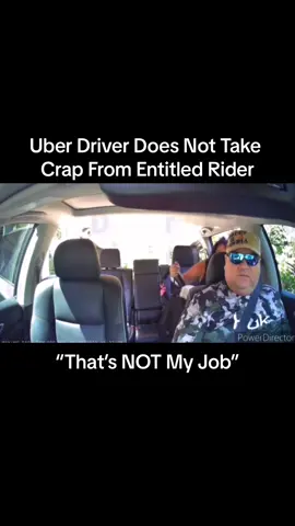 Uber Driver Does Not Take Crap From Entitled Rider #fyp #foryou #foryoupage #uber #taxi #lyft #uberride #uberdriver #taxidriver #dashcam 