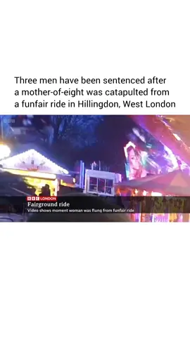 Khadra Ali was ejected from the Xcelerator ride at the Funderpark funfair in Yiewsley, Hillingdon, west London. The mother suffered multiple fractures to her back, hips, pelvis, ribs and both collarbones. She spent four months in hospital after also sustaining a significant head injury and internal bleeding. Mrs Ali went on the fast-motion ride alongside her daughter but was not suitably restrained in her seat. The mum, who was 45 at the time, screamed for help and tried to cling on as the ride picked up speed. But she was eventually thrown clear, hitting a barrier and landing on the ground. Three people and the company behind the ride were prosecuted by the Health and Safety Executive (HSE) after what happened. All three have now received suspended prison sentences after the incident on 10 April 2018 (via @bbclondon) #UB1UB2 #London #Hillingdon 