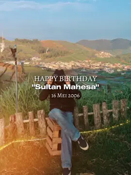 HAPPY BIRTHDAY MAS @SULTANMAHESA 🎂🎉🎁 Semoga panjang umur, sehat slalu, tambah nurut kepada orang tua, diberi kesahatan, diberi rezeki yang melimpah, tetep strong dalam keadaan apapun(kalau udah ga kuat istirahat aja dulu), aku memang ga bisa ngasi kue ataupun surprise, tapi disini aku slalu doain mas Sultan dan berharap aku bisa ketemu kamu sama yang lain😆#sultanmahesa #sultanlovers♡ #happybirthday #fypege #4u #xzycba 