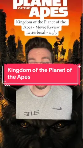 For me, Kingdom of the Planet of the Apes was nearly flawless. Wes Ball offers us a beautiful world to get lost in, much like James Cameron did with Avatar and Avatar 2. The recent planet of the apes trilogy left this movie with large shoes to fill, and I think Owen Teague’s Noah steps in for Caesar admirably. This series is one of the great scifi adventures of all time, and this movie is a worthy addition. New movie review - kingdom of the planet of the apes. Letterboxd - 4.5/5. #kingdomoftheplanetoftheapes #planetoftheapes #moviereview #newmovie #movietok #letterboxd 