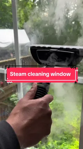 This makes cleaning so much more fun! 😅 #cleaningtok #steamcleaning #steamcleaner #ttsacl #tiktokshopfinds #windowcleaning 