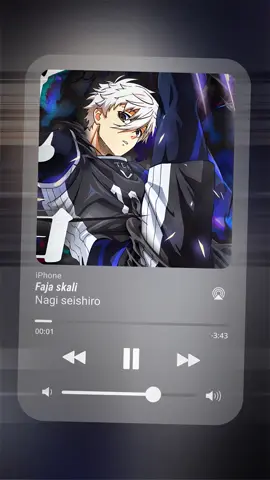 DJ faja skali versi Nagi seishiro #nagiseishiro #bluelock #anime #aicover #djfajaskali #fyp 