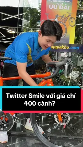 Cách mua Xe đạp đua Twitter Smile với mức giá chỉ 400 cành? Tin được không? #viral #trending #xuhuong #xedapdua #xedapduacarbon #xedapgiakho