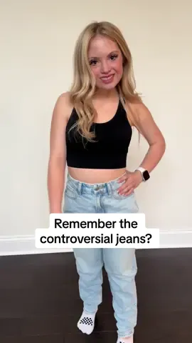Remember my controversial jeans? Some of you loved them and some didn’t. You all tagged @American Eagle and they sent me this…. 🩷  #aejeans #ae #americaneaglejeans #americaneagle #jeans #momjeans #skinnyjeans #rippedjeans #downsyndrome #downsyndromemodel #model #inclusion #thankyou #downsyndromeawareness #downsyndromerocks #theluckyfew #kaylakosmalski 