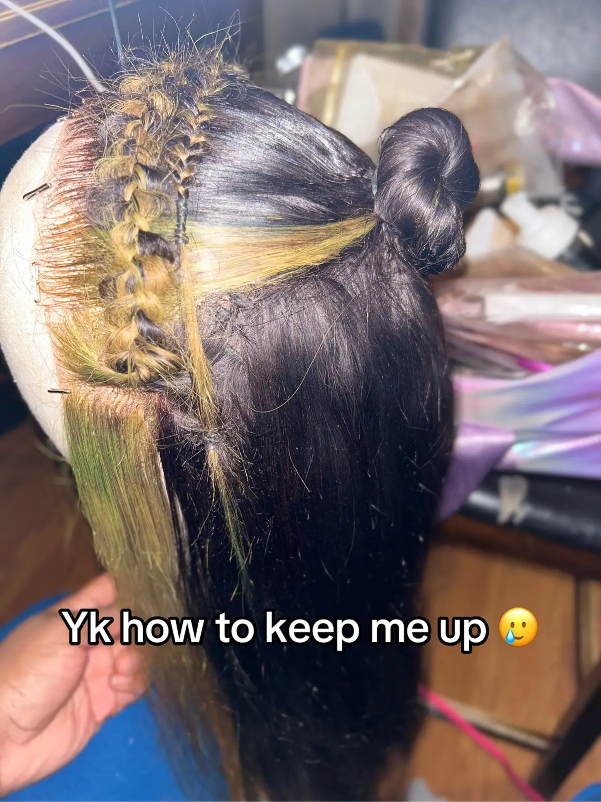 My obsession with styling wigs on a mannequin 😅  - - - - - - - - - - - - ##whatlace##melted##meltedlace##hdlace##hotcomb##heattrappedunderwig ##headonfire##fyp##influencertips##hair##hairinfluencer##hairreviewer##wiginstall##amazonfinds##wigreview##amazonwigs##lacefront##bobwig##wiginfluencer##beautyfinds##viral##foryou##fyp##fypシ##viralvideo##seemlessinstall##flatiron##straightener##bestflatiron##wiginflucener##wiginfluencelife##bandforahour##ekane##listenedtoekane##sidepart##sideparthairstyles##sidepartedgestutorial##sidepartedges##failedhairattempt##bigwig##tallwig##crunchylace##badinstall##behindthescenes##bts ##oldwig##revampwig##100yearoldwig##dolahair##dolaglue##lacetent##lacwmeltdown##ownmehair##prebleached##preplucked##preeverythingwig##contentcreator##howtogoviral##algorithm##hairstore##hairstorehair##hairstorewig##hairstorebundles##viralbundles##braidedwig##alipearlhair##doneforyouwig##realhairchallenge##realhair##longhair##naturalhair##exboyfriend##hairreveal##nolace##24inchhair##noweave##stylingwig##stylingwigonmannequin##stylingblondewig##yapper##neverstoptalking##viral##forypu##tagyourfriend##thatonefriend##bequiet##blonde##hair##blondehair##blondewig##cantcurlhair##curlyhair##haircurlers##automatcicurler##sendhelp##2am##2amcreepinup