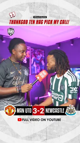 Watch the FULL VIDEO now on YouTube via link in bio 📺 🔥 🗣️ 😅  #naijafootball #tiktoknigeria #naijatiktok #sportsontiktok #levelupafrica #nigeria #africanfootball #PremierLeague  Man Utd 3-2 Newcastle highlights today 