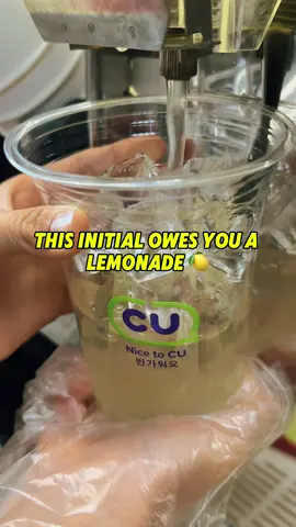 Tag your Chingu who starts with the initials A, B, L, or S because they need to belanja you our Lemonade drink! 🍋🥤 #fyp #tiktok #viral #xybca #lemonade #koreanfood #Foodie 