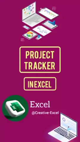 Project Tracker 🤯🔥  #fypシ゚viral #foryou #explore #exceltips #viralvideo #excel #music #lifehacks 