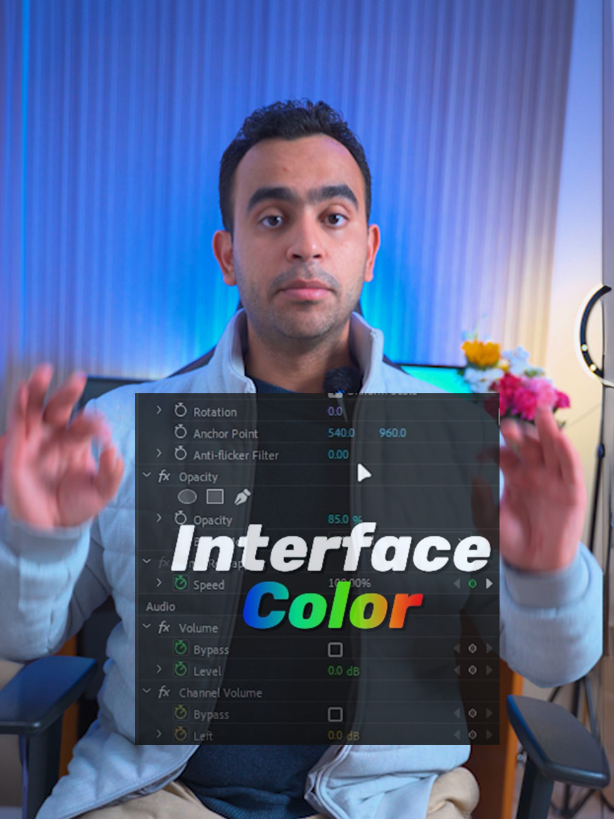 interface color  لو عايز تغير الخلفية الاصلية لواجهة برنامج البريمير والافتر افكت  #مونتاج #مونتاجي #ايديتور #فيديو #motiongraphics #videoviral #editingvideo