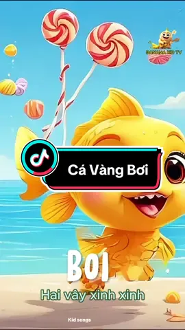 Hai Vây Xinh Xinh ★ Cá Vàng Bơi Trong Bể Nước ♫ #nhacthieunhi #nhacthieunhivuinhon #nhacthieunhisoidong #nhacthieunhiremix #dongvat #cavang #cavangboi 