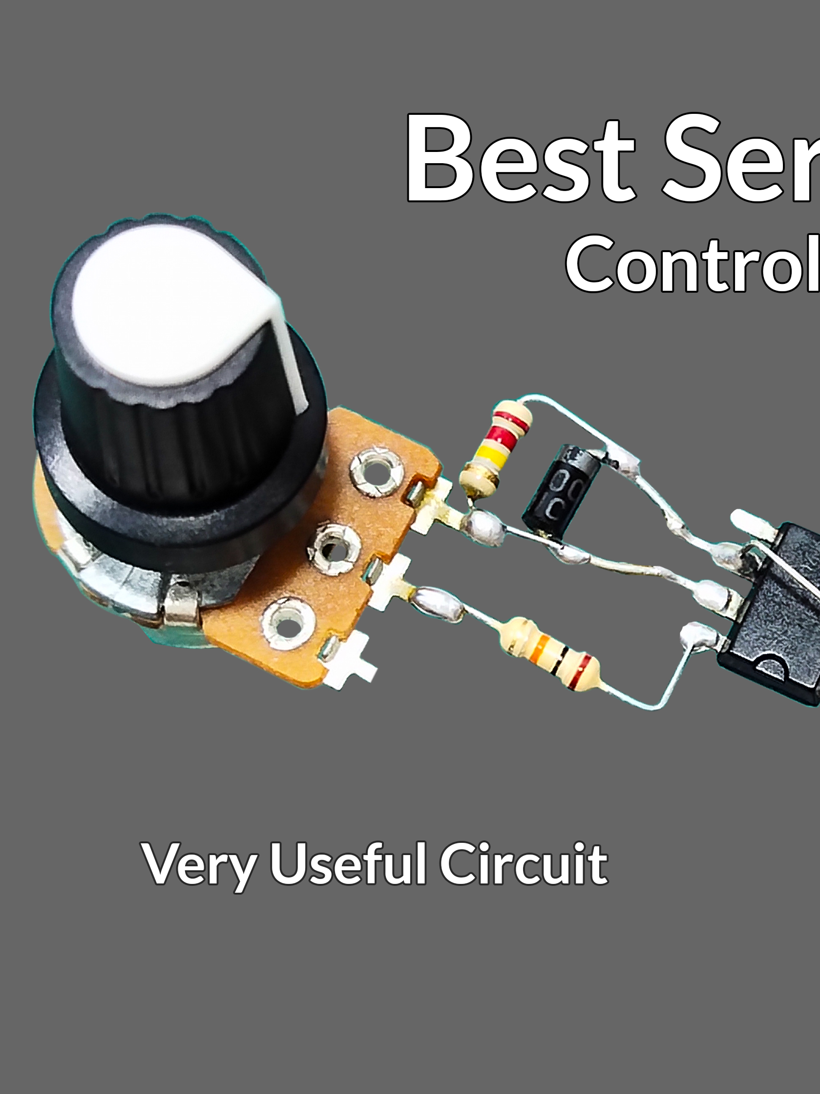Make Best Servo Motor Controller Circuit #diyelectronics #electricalengineeringprojects