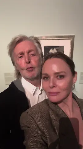 What did you just say, Dad? x @Paul McCartney #StellaMcCartney #PaulMcCartney 