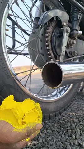 COLOUR MAGIC 😍😍😍 #fyp #colour #silencer #magic #foryou #balloon #bike #bullet #viral #foryou #foryoupage #viralvideo 
