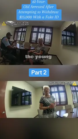 61-Year-Old Arrested After Attempting to Withdraw $15,000 With a Fake ID part 2#cops #copsontiktok #copsoftiktok #copsusa #copstv#bodycam #police #policeoftiktok #policeontiktok #policeofficer #fyp #usa #tiktok #foryou #FBI 