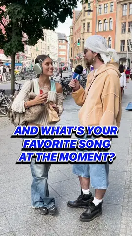 What’s Your Favorite Song? 🤔 #favsong #streetinterview #berlin 