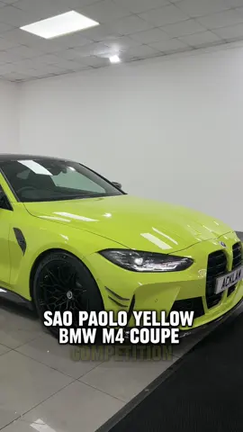 Some people hate it, some people love it. We love it!  Live Prices at £56,990 - Buy & Reserve Online - Call Richard on 07919161818 #BMWM4 #M4Competition #SaoPauloYellow #AcklamCarCentre 