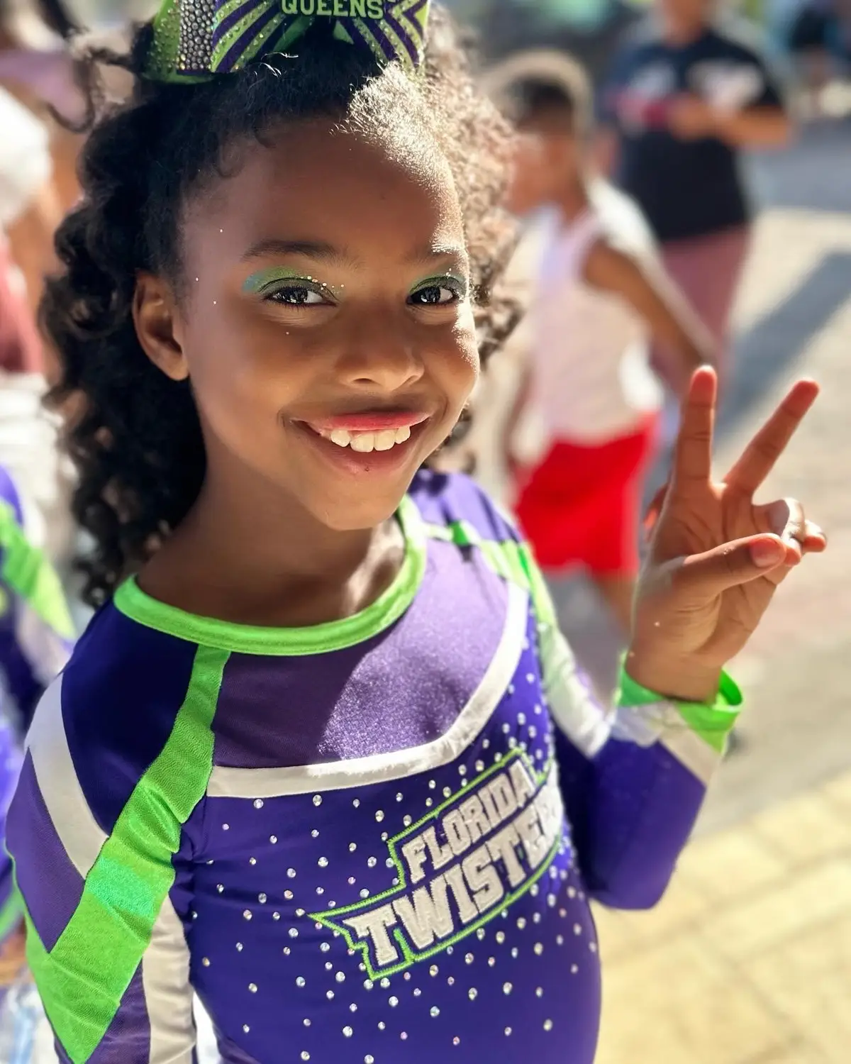 Last weekend was our last competition of season 5, now I’m just sitting here waiting for season 6 to start at @floridatwisterscheeranddance. If you haven’t registered yet you still have time to join the team. #soexcited #season6 #purplebaddies #knockoutqueens #floridatwisterscheercompany